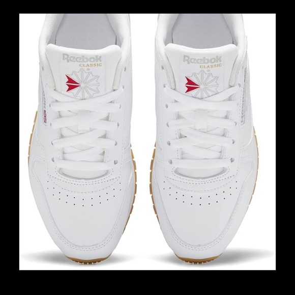 REEBOK WOMENS CLASSIC LEATHER WHITE
COURSE A PIED SNEAKER SIZE 11.5 - Picture 2 of 7